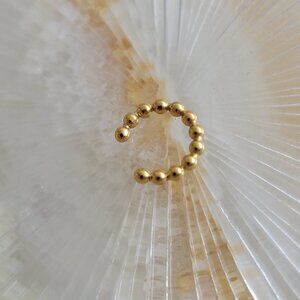 Gold Tarnish Resistant Ear Cuff